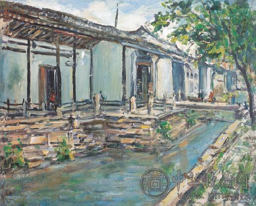 林达川 风景 布面 油画