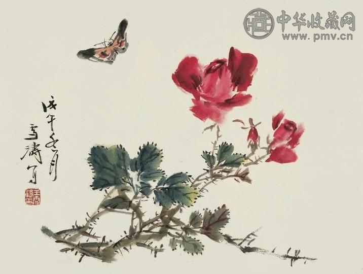 王雪涛 花鸟 镜心 设色纸本