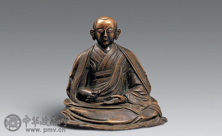 清 铜达赖坐像