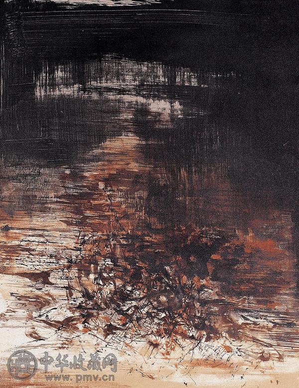 赵无极 1976.73/99 纸本 石版画