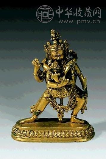 明 鎏金喜乐金刚