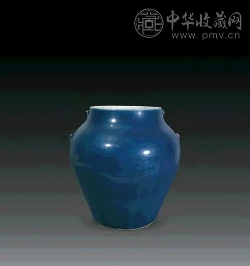明弘治 祭蓝釉罐