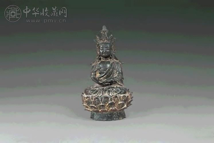 明 铜莲花观音菩萨坐像