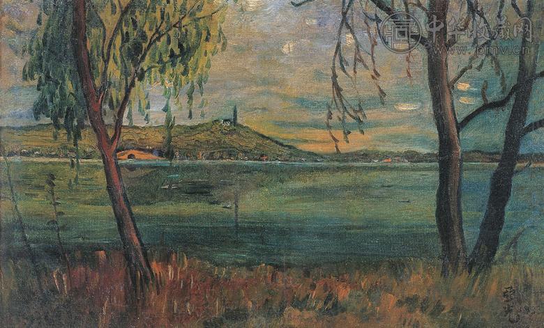 胡亚光 西湖 布面 油画