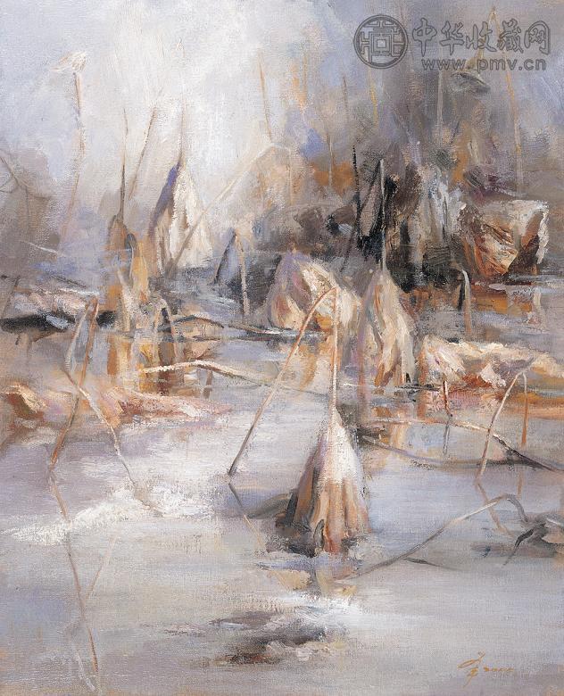 陈义丰 2005年作 天荷系列Ⅲ 布面 油画