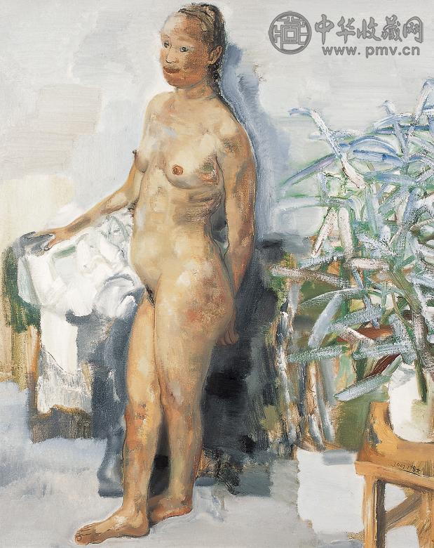 任传文 2002年作 人体 布面 油画