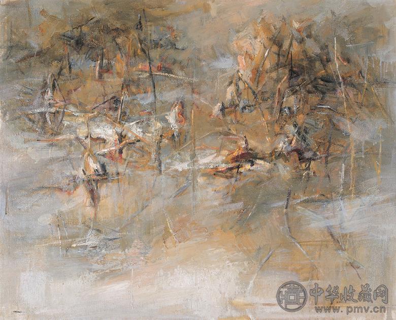 陈义丰 2001年作 天荷系列Ⅰ 布面 油画