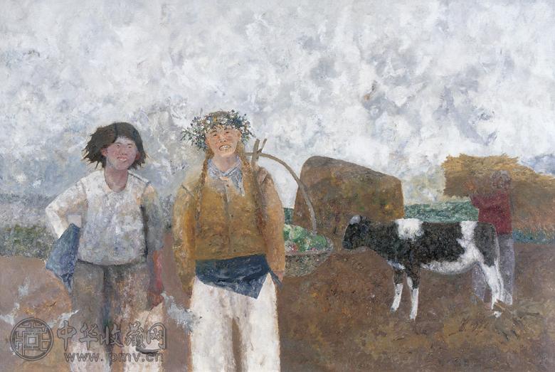 聂鸥 2005年作 清晨风爽 布面 油画