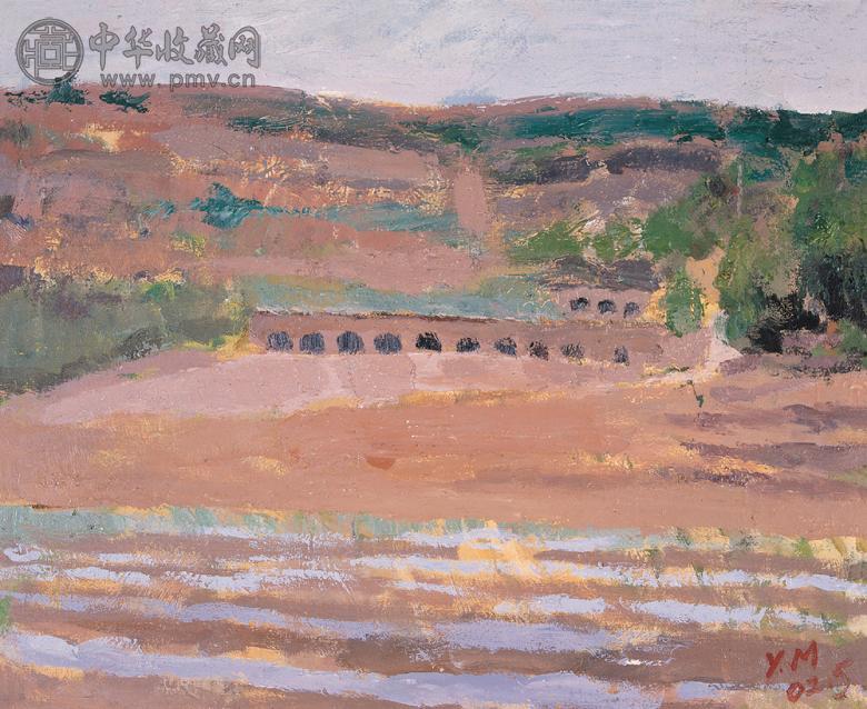陈宜明 2002年作 风景 布面 油画