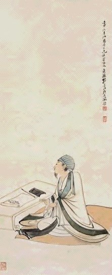 张善孖 武侯造像 轴