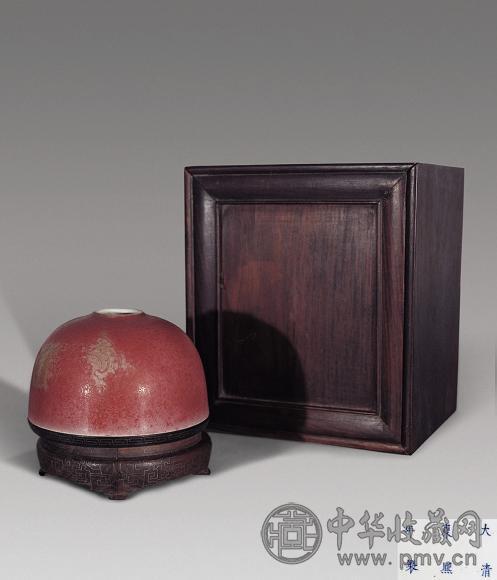 清康熙 豇豆红太白尊