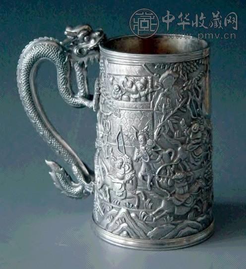 1870年 银刻人物杯