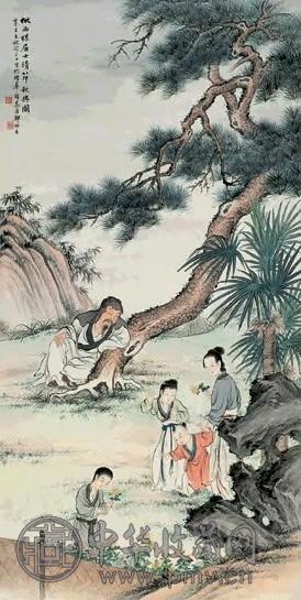 近现代 郑师玄 秋兴图 轴