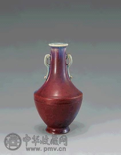 清乾隆 窑变釉盖碗尊