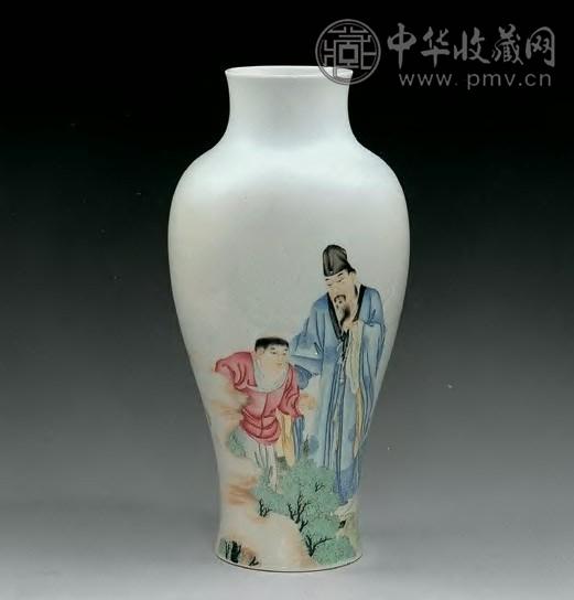 民国 粉彩人物观音尊