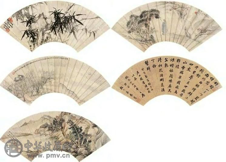 吴镜汀 山水 镜心 设色纸本