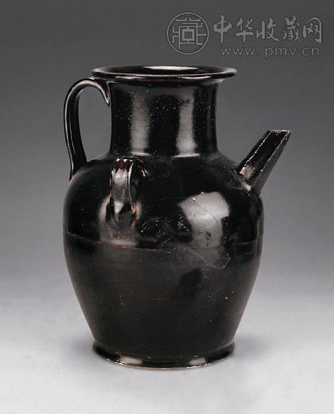 元 黑釉执壶