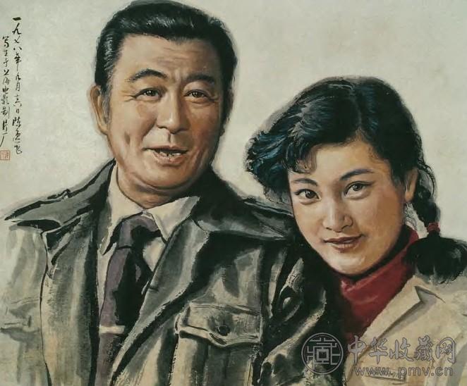 陈逸飞 现代 人物 轴