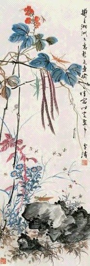 王雪涛 花卉草虫 镜心 设色纸本