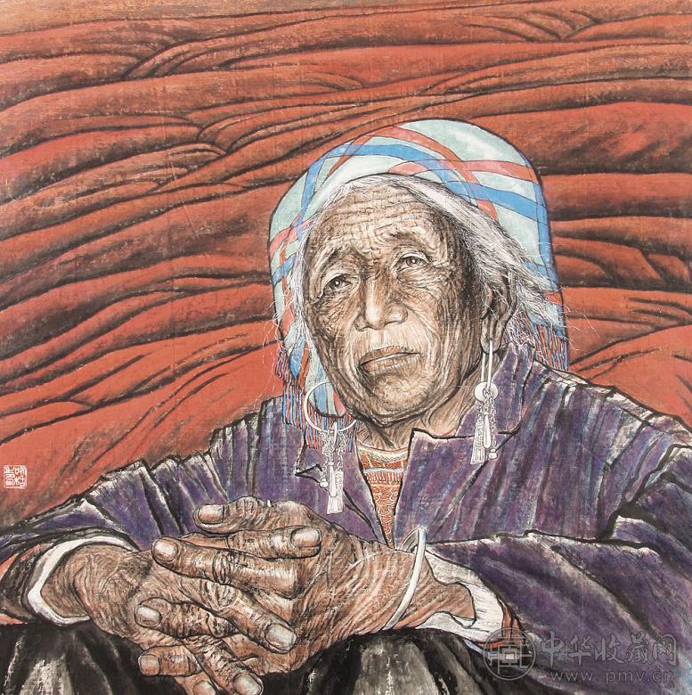 刘咏阁 青藏风情 镜心 设色纸本