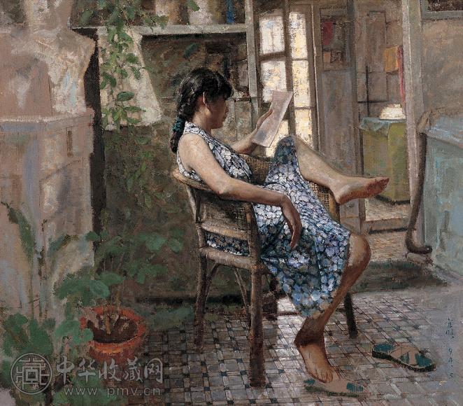 陈宜明 1994年作 夏日 布面油画