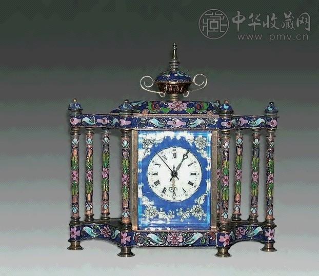 景泰蓝座钟