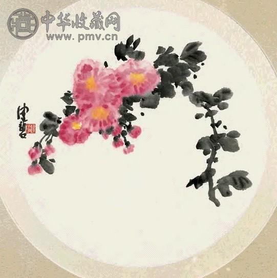 陈佩秋 花卉图 镜心 设色纸本