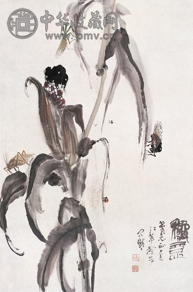 江华 韩云郎 己巳(1989年)作 秋意 镜心 设色纸本