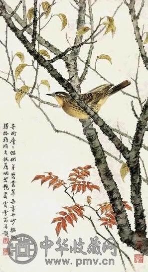 陈之佛 花鸟 轴