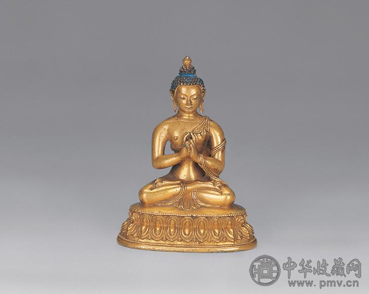 铜鎏金佛像