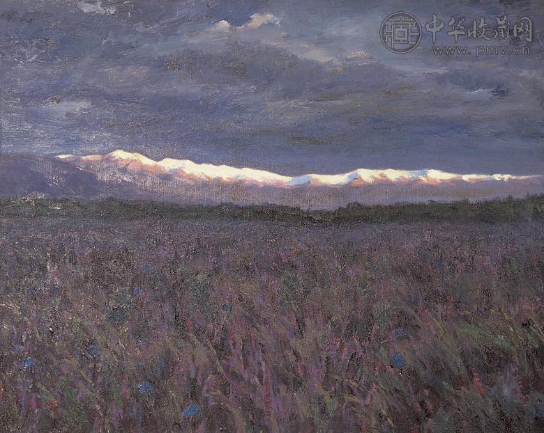 冯怀荣 山雨欲来 布面油画