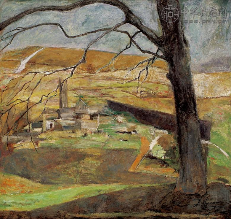 刘子平 2006年作 普廖斯风景 布面油画