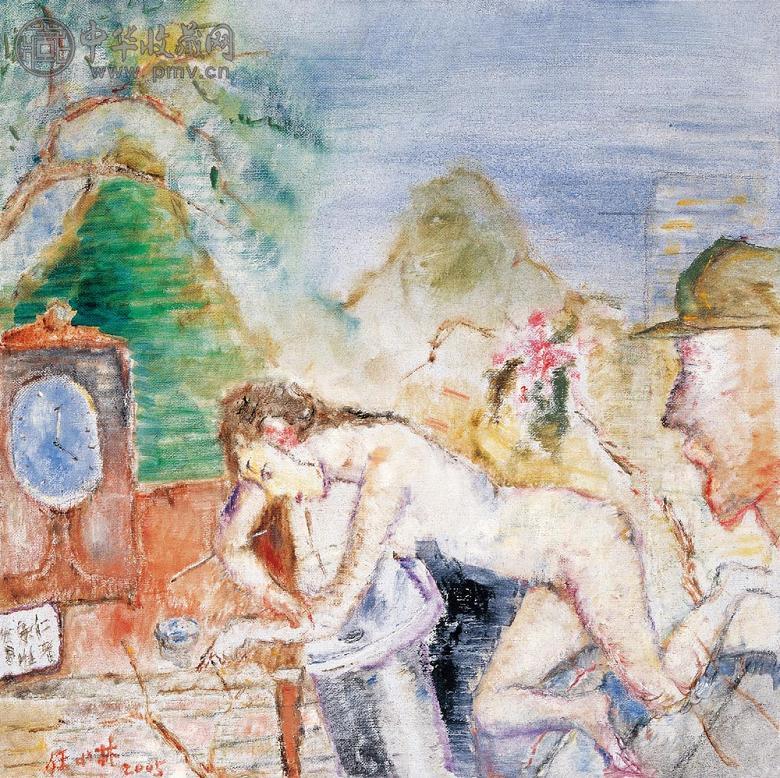 任小林 2005年作 西湖梦系列 布面油画