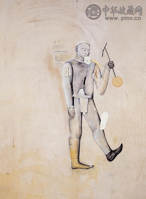 季大纯 2001年作 知觉 布面油画