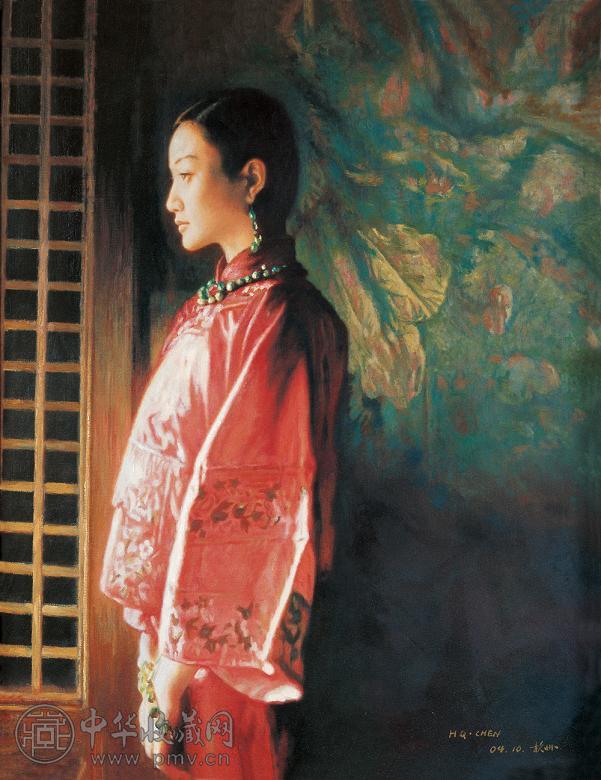 陈宏庆 2004年作 青春之语 布面油画