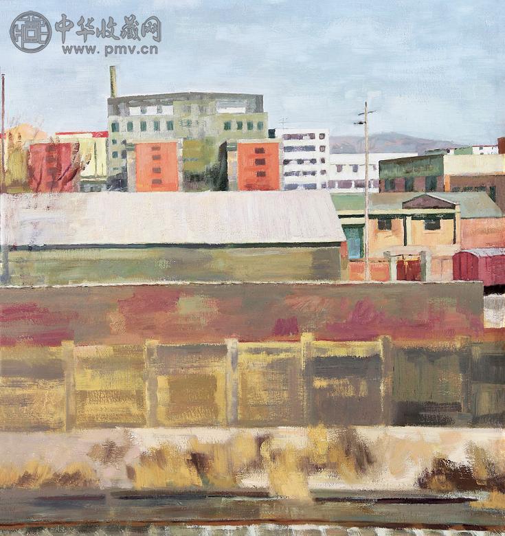 杨京 城市 布面油彩