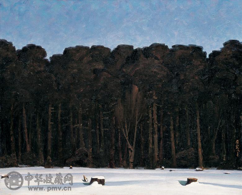 李秀实 1982年作 边缘 布面 油画