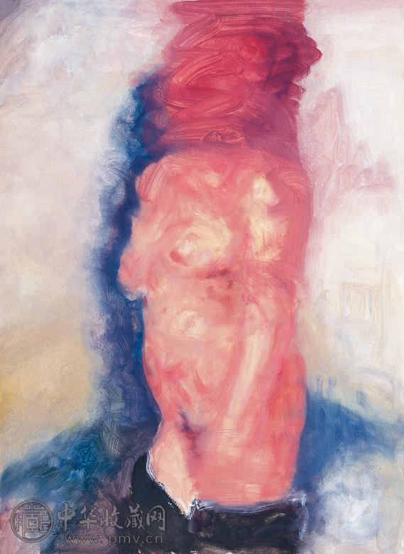 赵能智 2005年作 人体 纸本油画