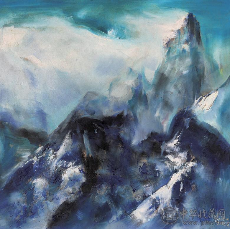 梁铂 景色 布面油彩