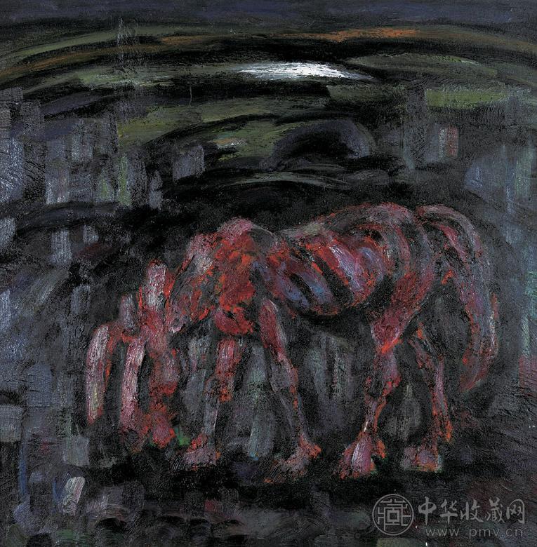 吕建春 草原黎民 布面油彩