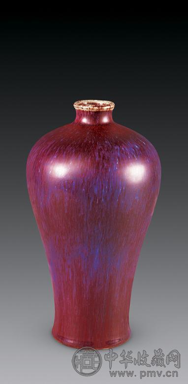 清乾隆 窑变釉梅瓶