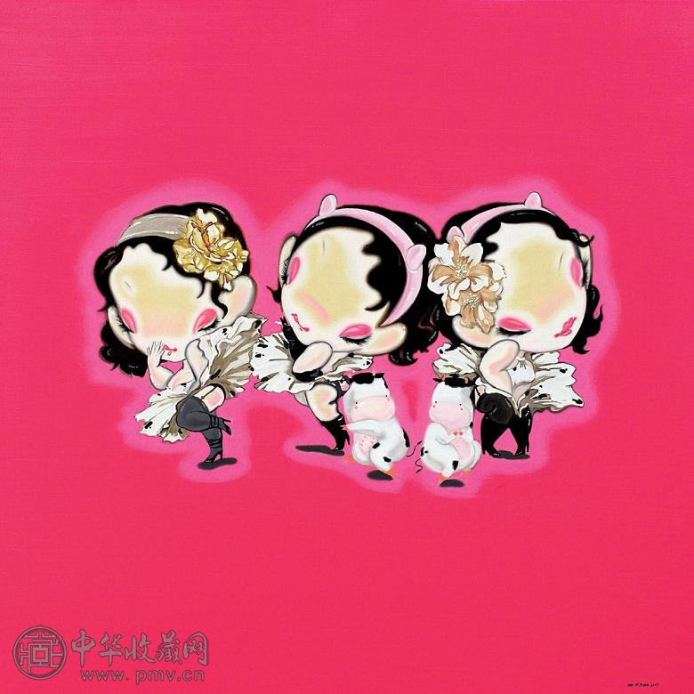 韩娅娟 2007年作 向梦露致敬NO.01 布面 油画