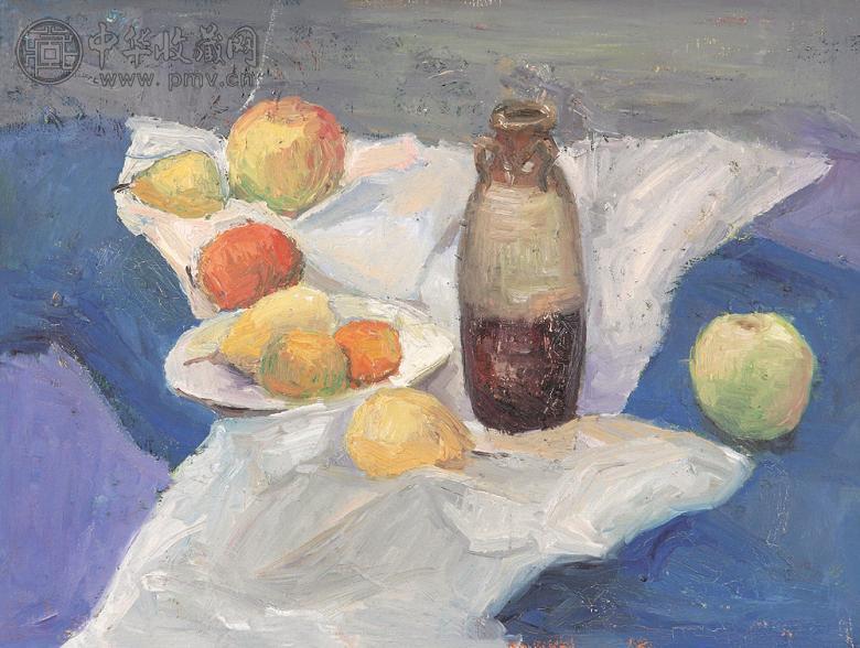 袁佳楠 静物 布面 油画