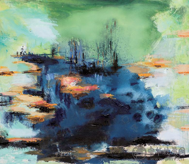 刘水石 心情1 布面油彩