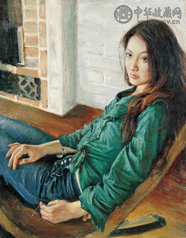 陈宏庆 2005年作 凝视 布面油画