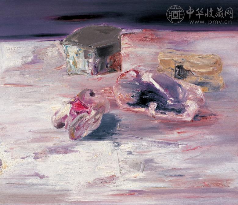 刘艳 废园 布面油画