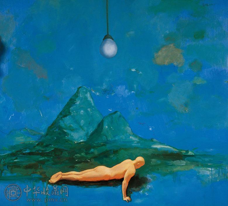 吴维佳 2005年作 山水操 布面油画