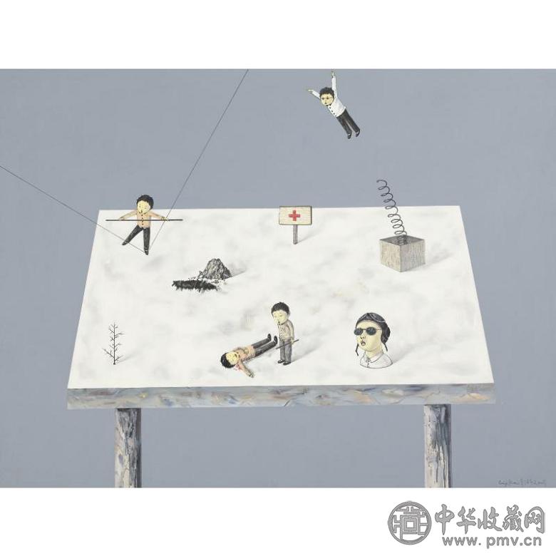 李继开 2005年作 事件在发生 丙烯画布