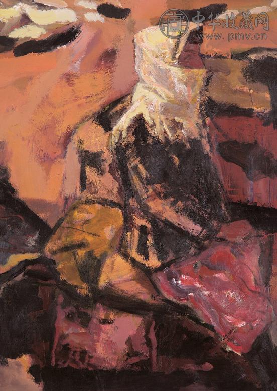 祝彦春 转场 布面 油画