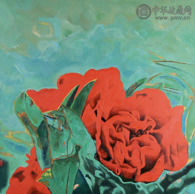 鲁燕生 花之系列一 布面 油画